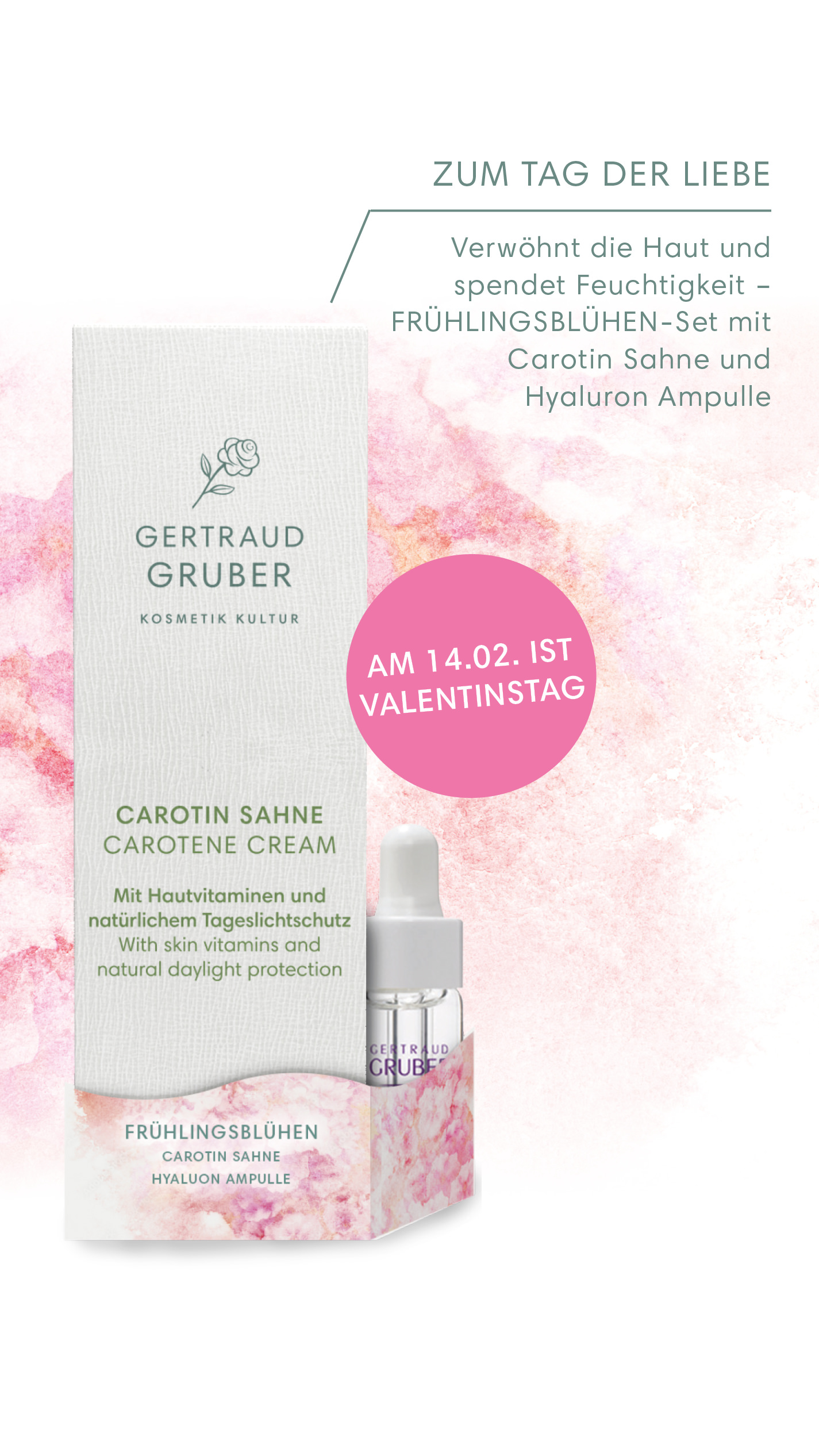 Gertraud Gruber Carotin Sahne + Hyaluronampulle 4 ml