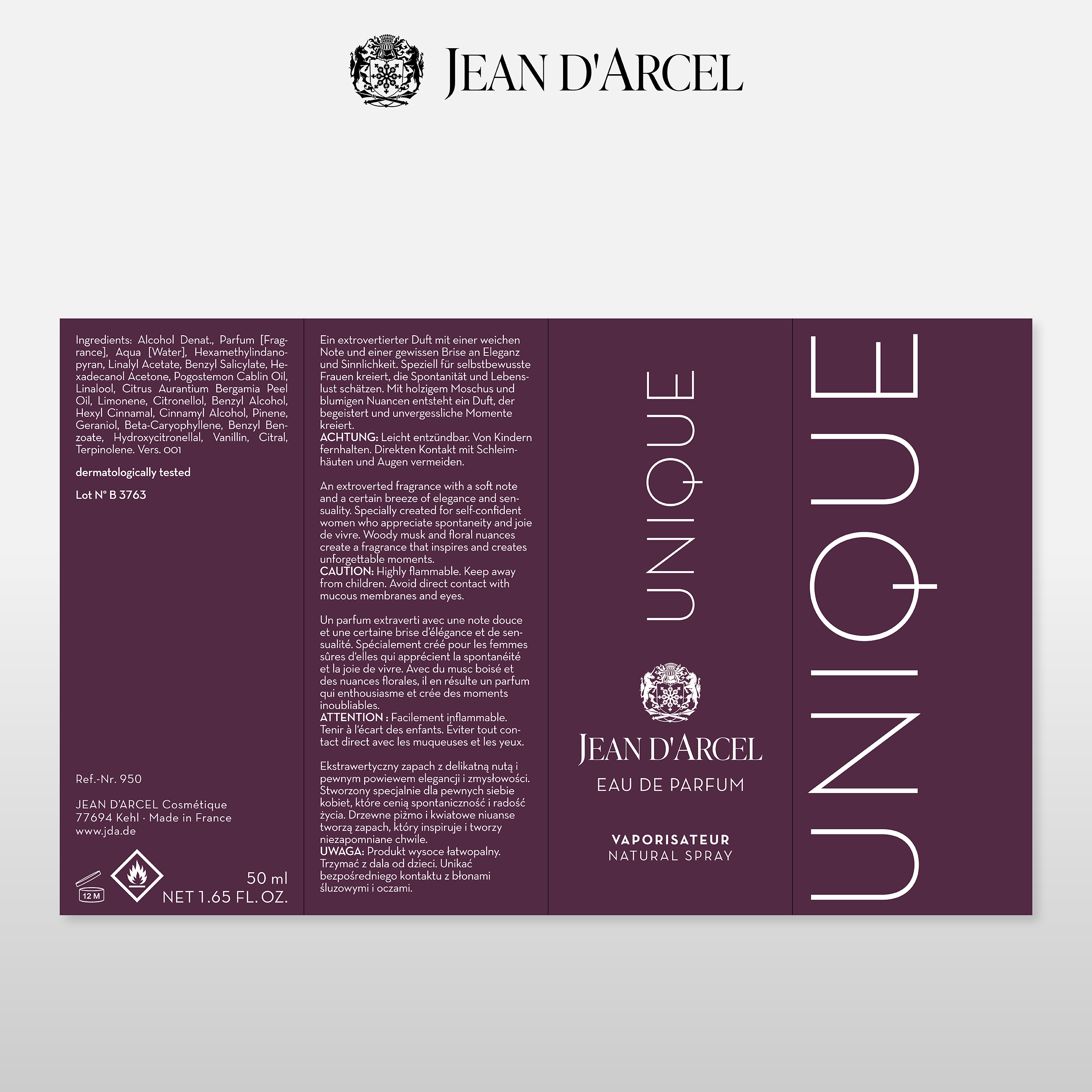 Jean D´Arcel parfum unique Jean D´Arcel parfum unique