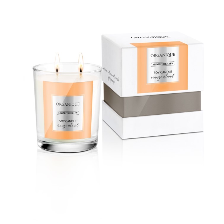Organique Soy Candle orange island groß