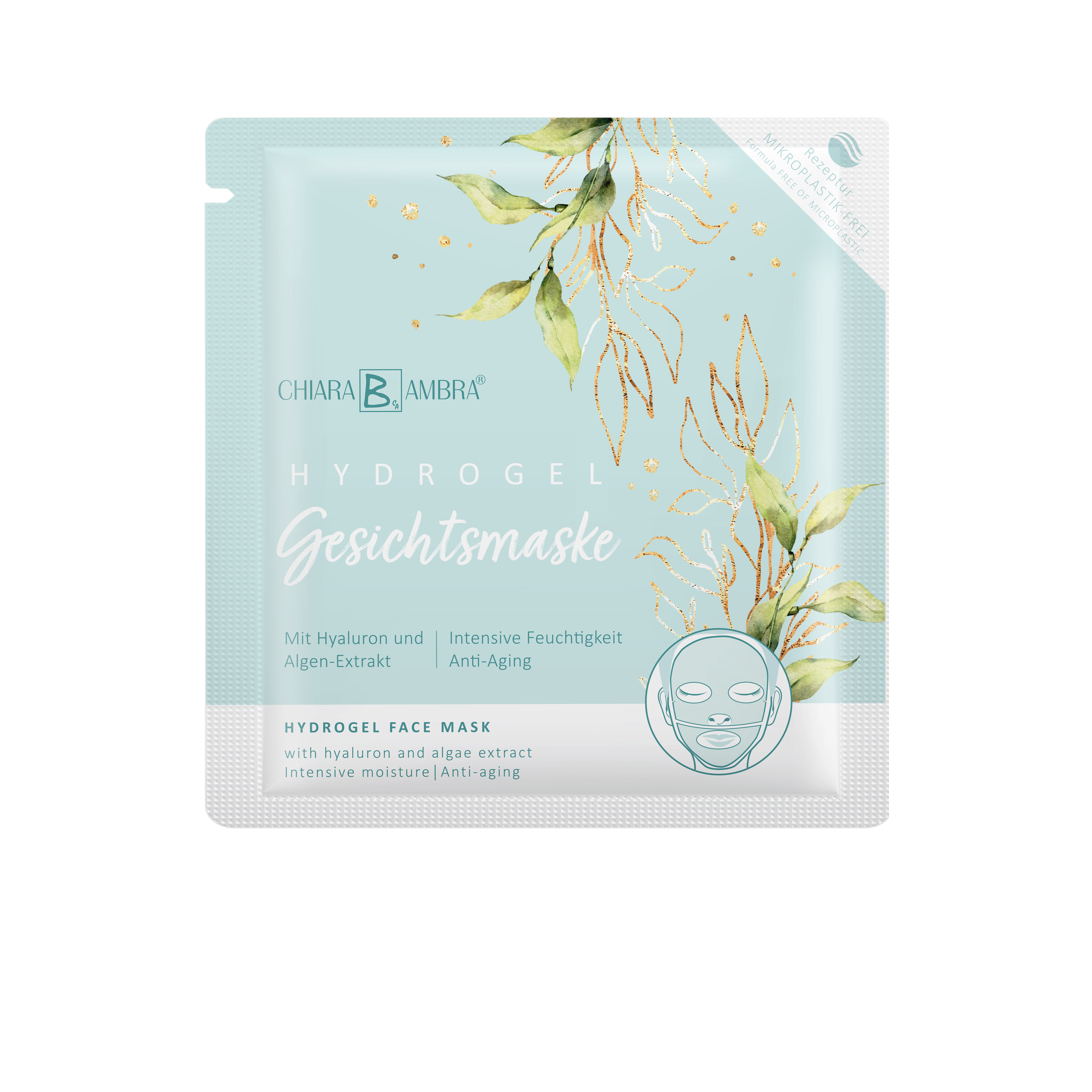 CHIARA AMBRA® Transparente Hydrogel Gesichtsmaske