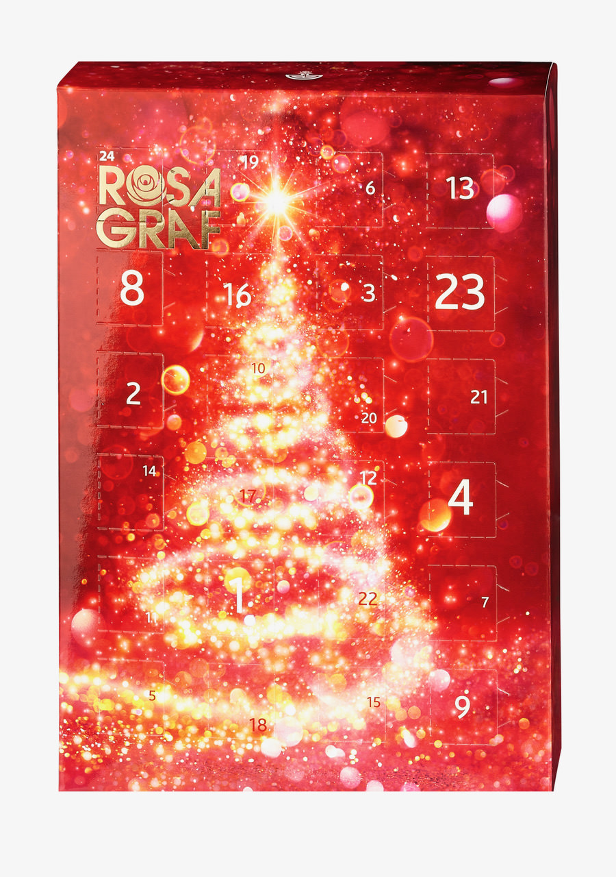 Rosa Graf 24 Tage Deluxe Ampullen Adventskalender