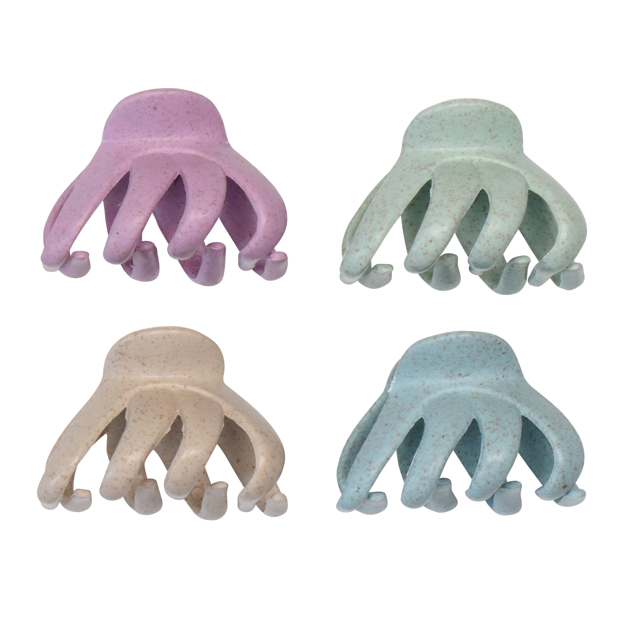 CHIARA AMBRA® Haarklammer-Set 4-tlg. 4 cm