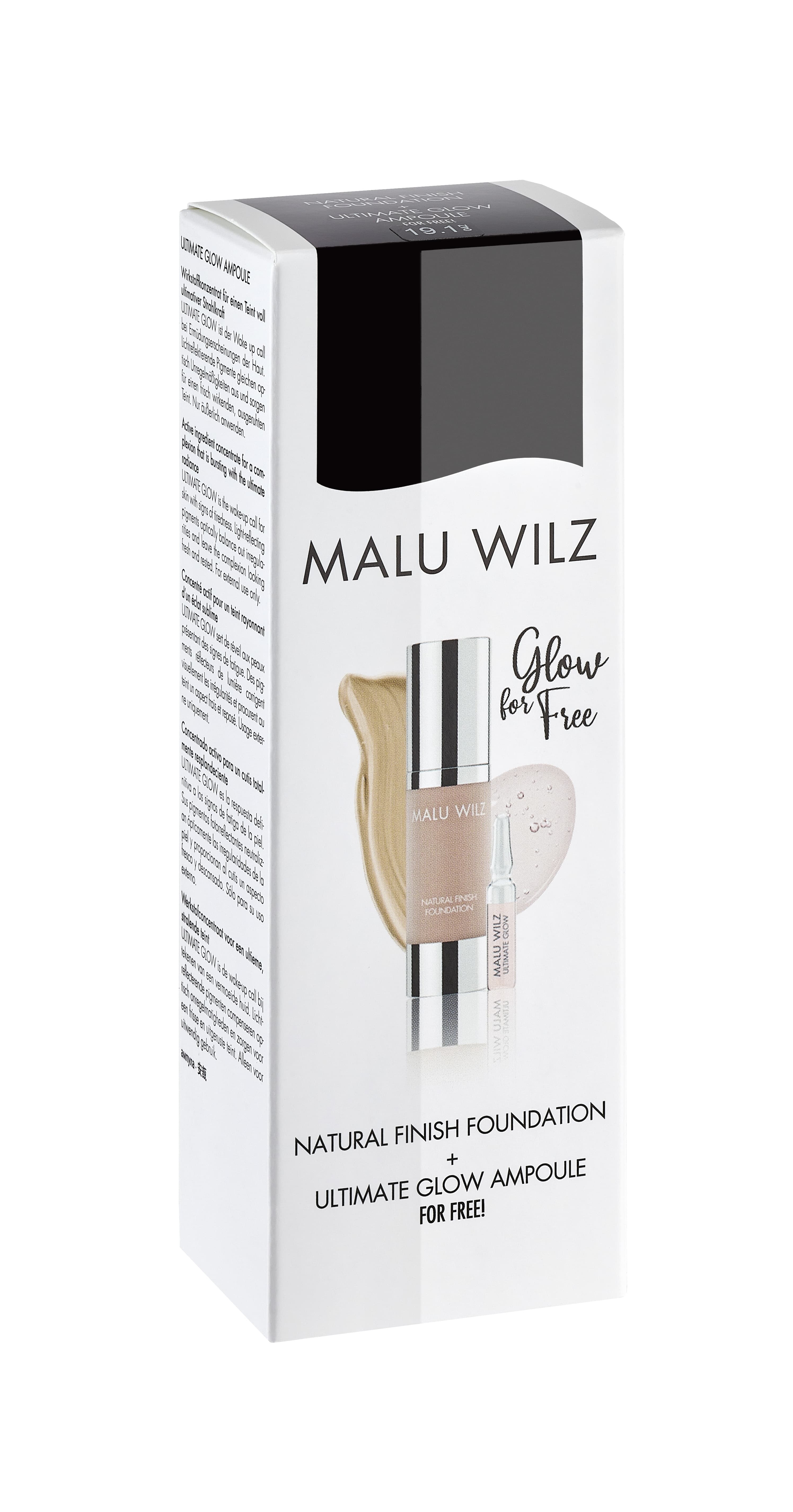 Malu Wilz Natural Finish Foundation 13 glow edition
