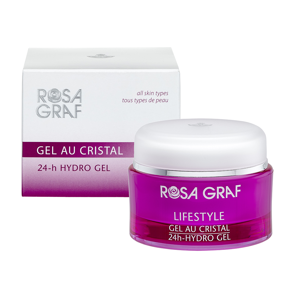 Rosa Graf Gel au Cristal