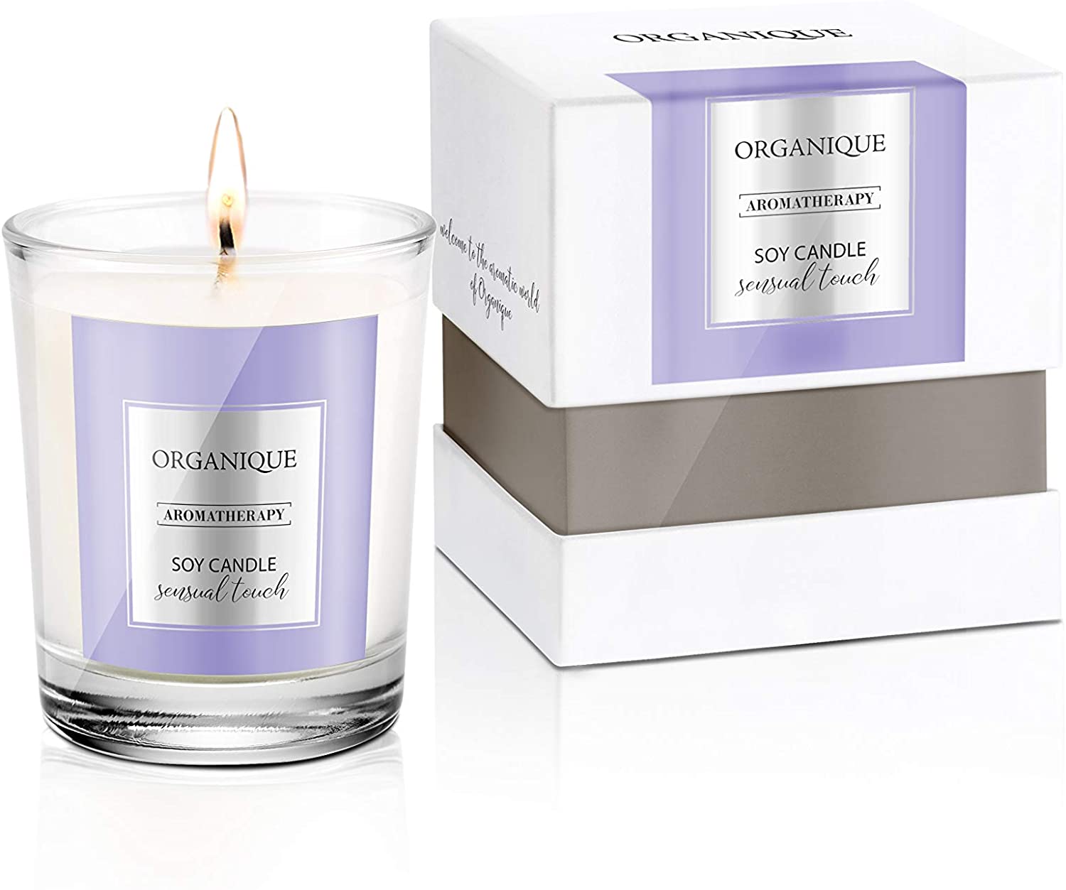 Organique Soy Candle sensual touch klein